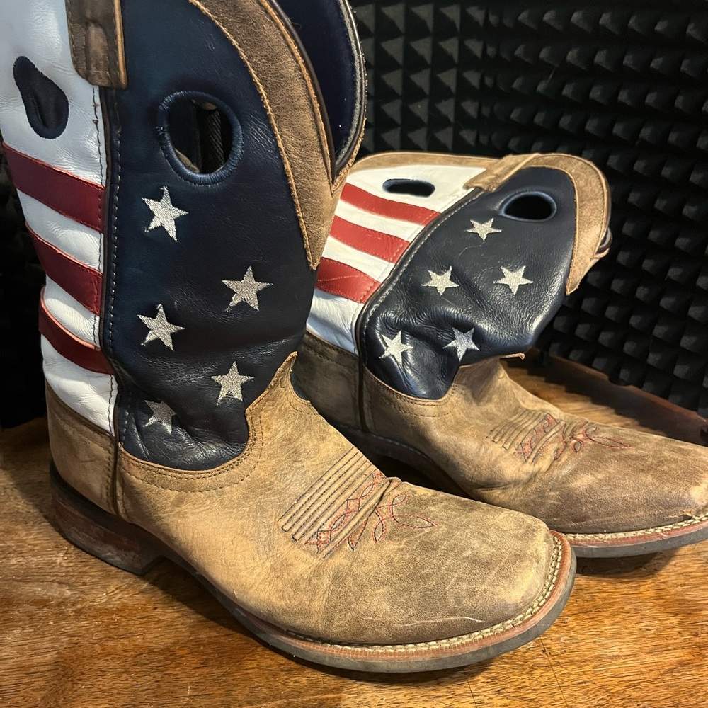 Smokey Mountain Boots Stars & Stripes Mens 10